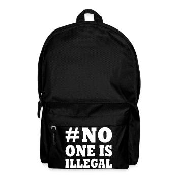 No one is illegal - Backpack - black - Front