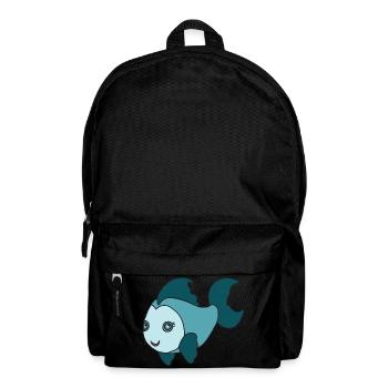 Kleiner süßer Fisch - Rucksack - Schwarz - Vorne