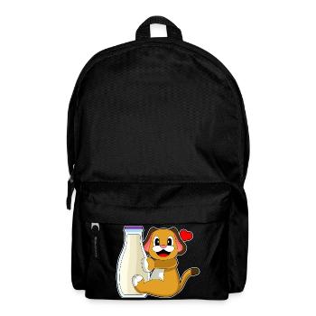 Lait pour chien - Sac à dos - noir - Devant