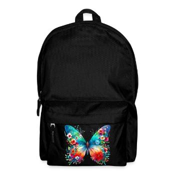 Schmetterling - Rucksack - Schwarz - Vorne