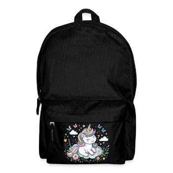 Cute unicorn - Backpack - black - Front