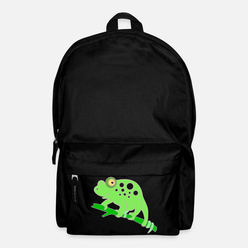 Chamaeleon tier - Rucksack - Schwarz