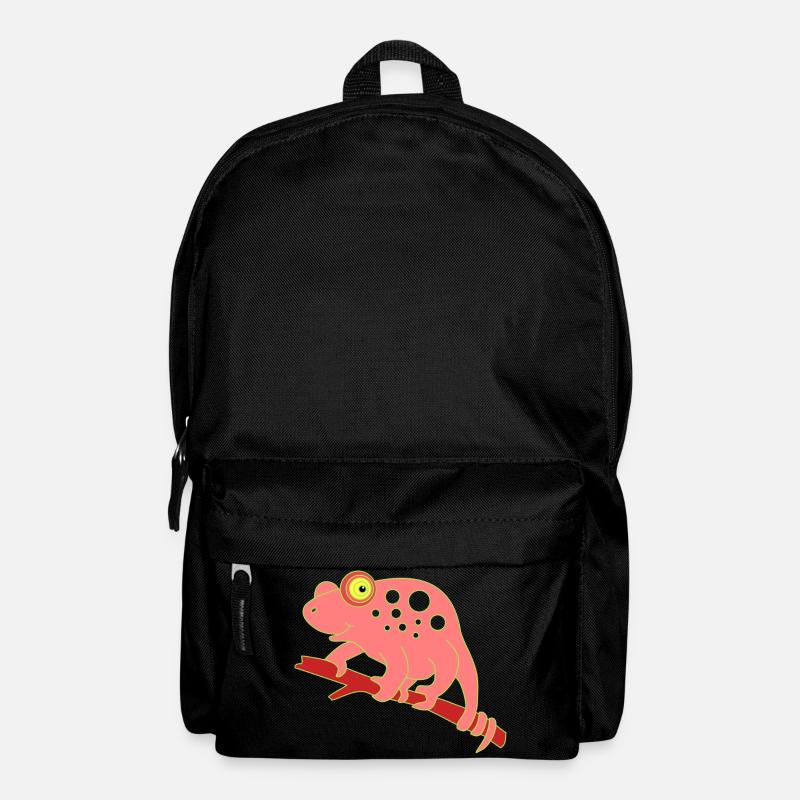 Chamaeleon tier - Rucksack - Schwarz