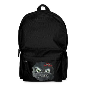 Das Kleine Böse Buch Böses Gesicht Und Logo - Rucksack - Schwarz - Vorne