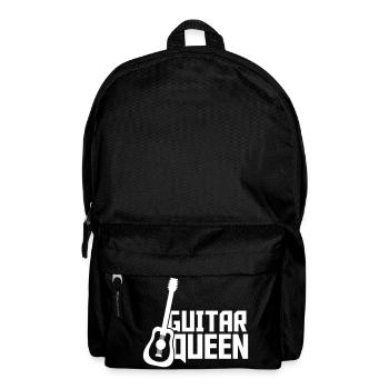 Guitar Queen Gitarren Spielen Gitarristin Königin - Rucksack - Schwarz - Vorne