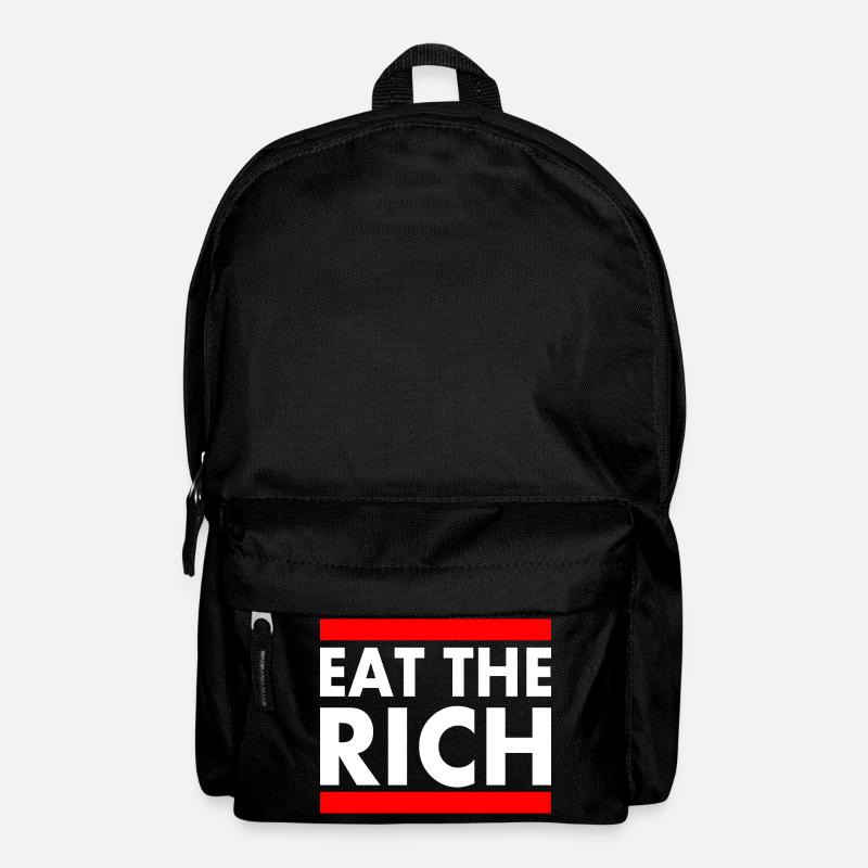 Eat the rich - Rucksack - Schwarz