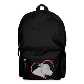 Staffordshire head in the heart - Backpack - black - Front