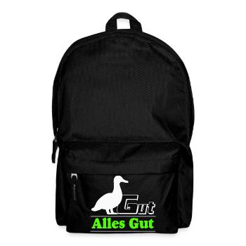 Party Fun Saying, Duck Good All Good - Backpack - black - Front