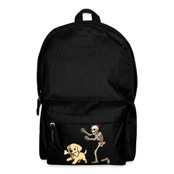 Squelette Chien Labrador Retriever - Sac à dos - noir - Devant