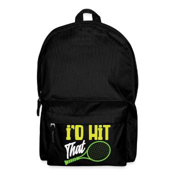 I Beat The Tennis Player Humor - Backpack - black - Front