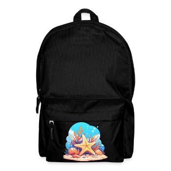 Seesterne Seestern - Rucksack - Schwarz - Vorne