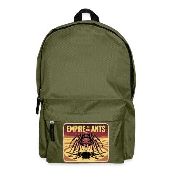 Retro - Empire of the Ants - Backpack - olive green - Front
