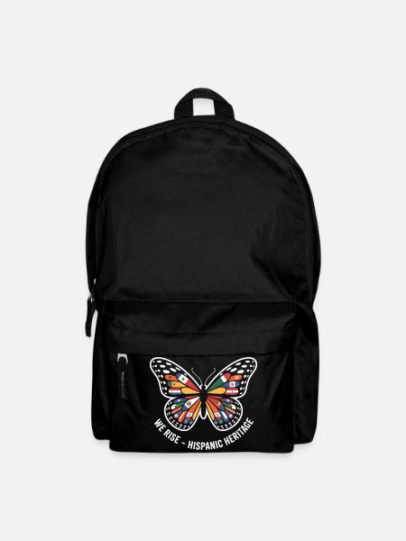 We Rise Hispanic Heritage Schmetterling - Rucksack - Schwarz
