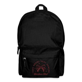 Demure Christmas girls club funny sarcastic quotes - Backpack - black - Front