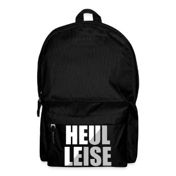 Heul Leise - Rucksack - Schwarz - Vorne