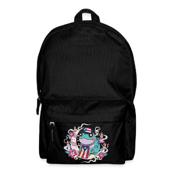 Pastell Goth Kawaii Coqui Puerto Rico - Rucksack - Schwarz - Vorne