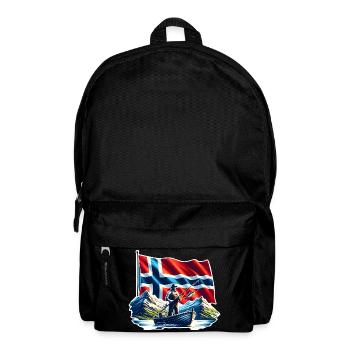 Norvège Pêche - Sac à dos - noir - Devant