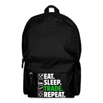 Trading Boursier Crypto Trader Boursier - Sac à dos - noir - Devant