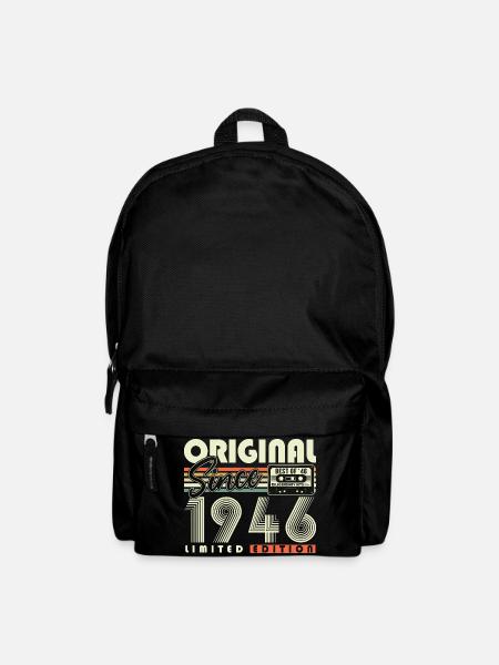 Original 1946 Jahrgang Vintage Geburtstag Retro - Rucksack - Schwarz