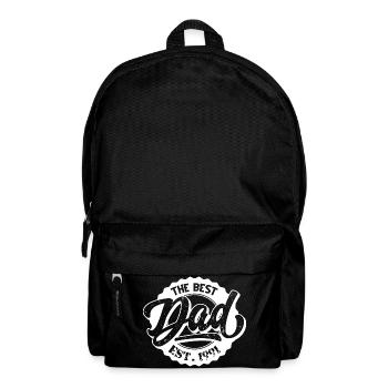 Le meilleur papa EST 1991 - Sac à dos - noir - Devant