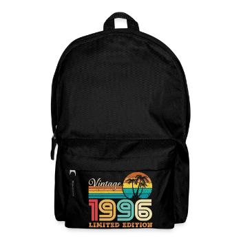 1996 Vintage Cadeau D'anniversaire Rétro 1996 - Sac à dos - noir - Devant