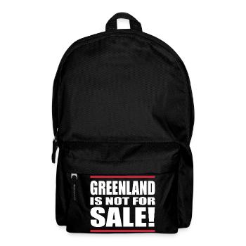 Greenland Is Not For Sale Shirt - Backpack - black - Front