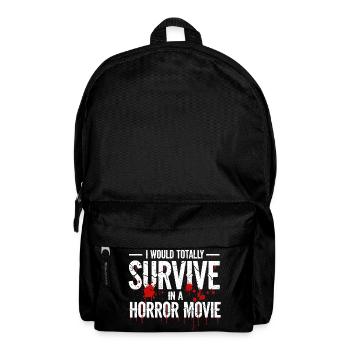 Scary Horror Movie Fans Halloween Horror Movie - Backpack - black - Front