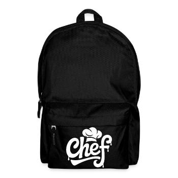 Chef Graffiti Kitchen Logo - Backpack - black - Front