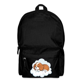 Chiot rêveur sur nuage - Sac à dos - noir - Devant