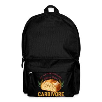 sourdough Bread Baking Carbivore San Francisco - Backpack - black - Front