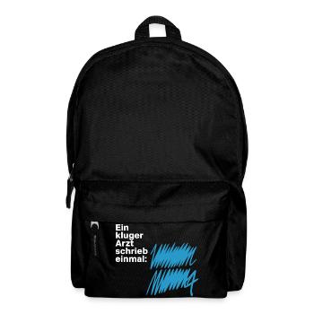 Ein Kluger Arzt Medizinstudent Praxis Ärzte Arzt - Rucksack - Schwarz - Vorne