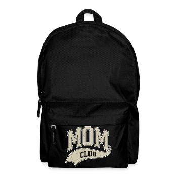 Logo de bannière vintage du MOM CLUB - Sac à dos - noir - Devant