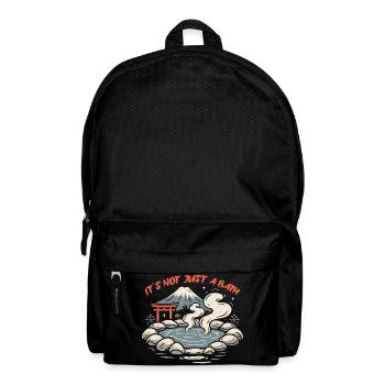 Onsen Hot Spring Bath - Backpack - black - Front