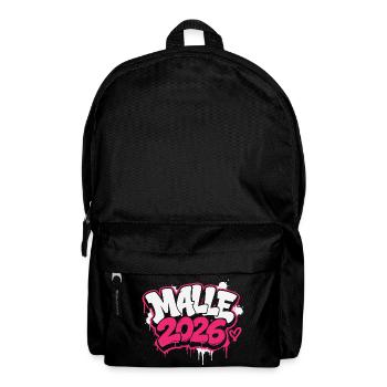 MALLE 2026 Graffiti Print - Backpack - black - Front