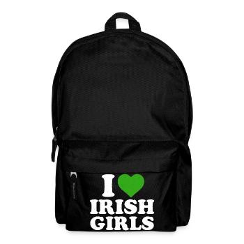 I Heart Irish Girls - Rucksack - Schwarz - Vorne