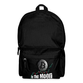 Bitcoin jusqu’à la Lune - Sac à dos - noir - Devant
