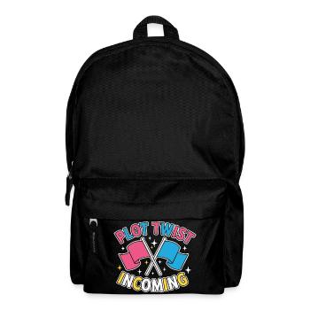 Geschlechter-Enthüllung Plot-Twist – Team Pink Team - Rucksack - Schwarz - Vorne