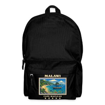 Malawi Cape Maclear Vintage Reisemarke - Rucksack - Schwarz - Vorne