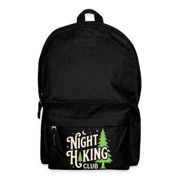 Aventure en plein air - Club de randonnée nocturne - Sac à dos - noir - Devant