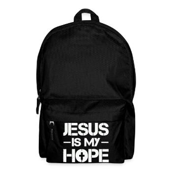 Jesus is my hope - Backpack - black - Front