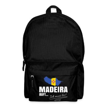 Madeira Auswandern - Rucksack - Schwarz - Vorne