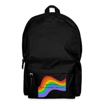 Gegen die AFD - Rucksack - Schwarz - Vorne