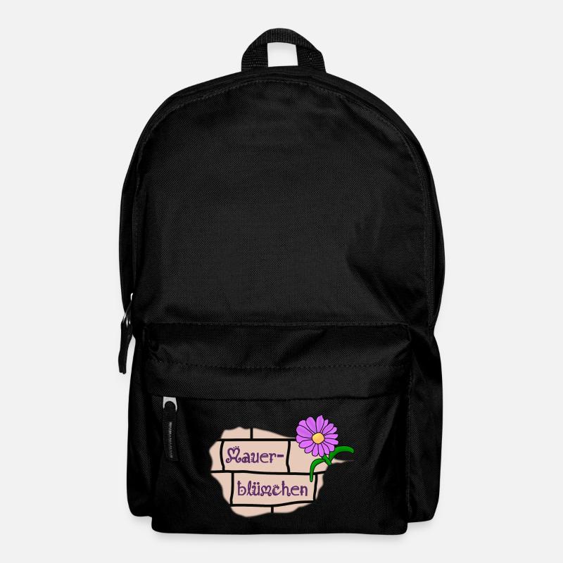 Mauerblümchen - Rucksack - Schwarz