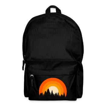 Retrowald Orange - Rucksack - Schwarz - Vorne