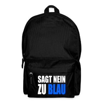 Say no to blue - Backpack - black - Front