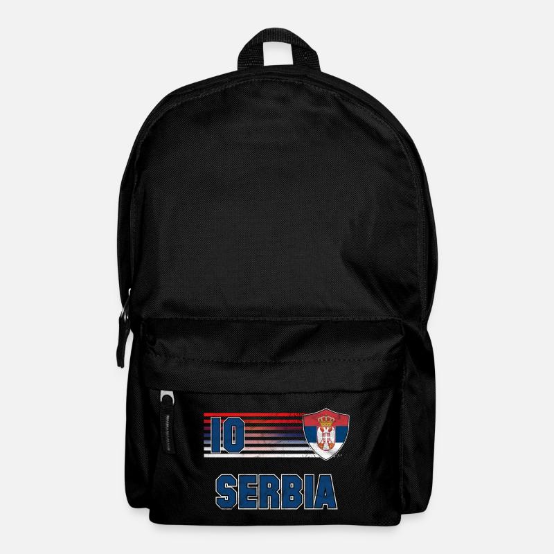 Serbien Fußball Mannschaft - Rucksack - Schwarz