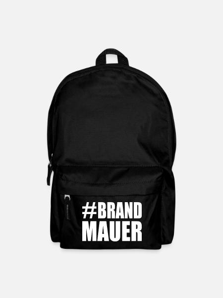 brandmauer - Rucksack - Schwarz