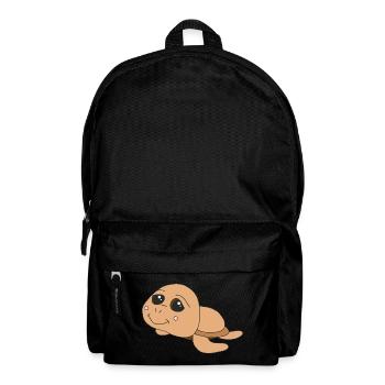 Kleine süße Schildkröte - Rucksack - Schwarz - Vorne