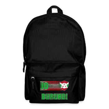 Burundi Fußball Mannschaft - Rucksack - Schwarz - Vorne