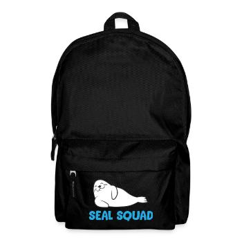 Seehund - Seal Squad - Rucksack - Schwarz - Vorne